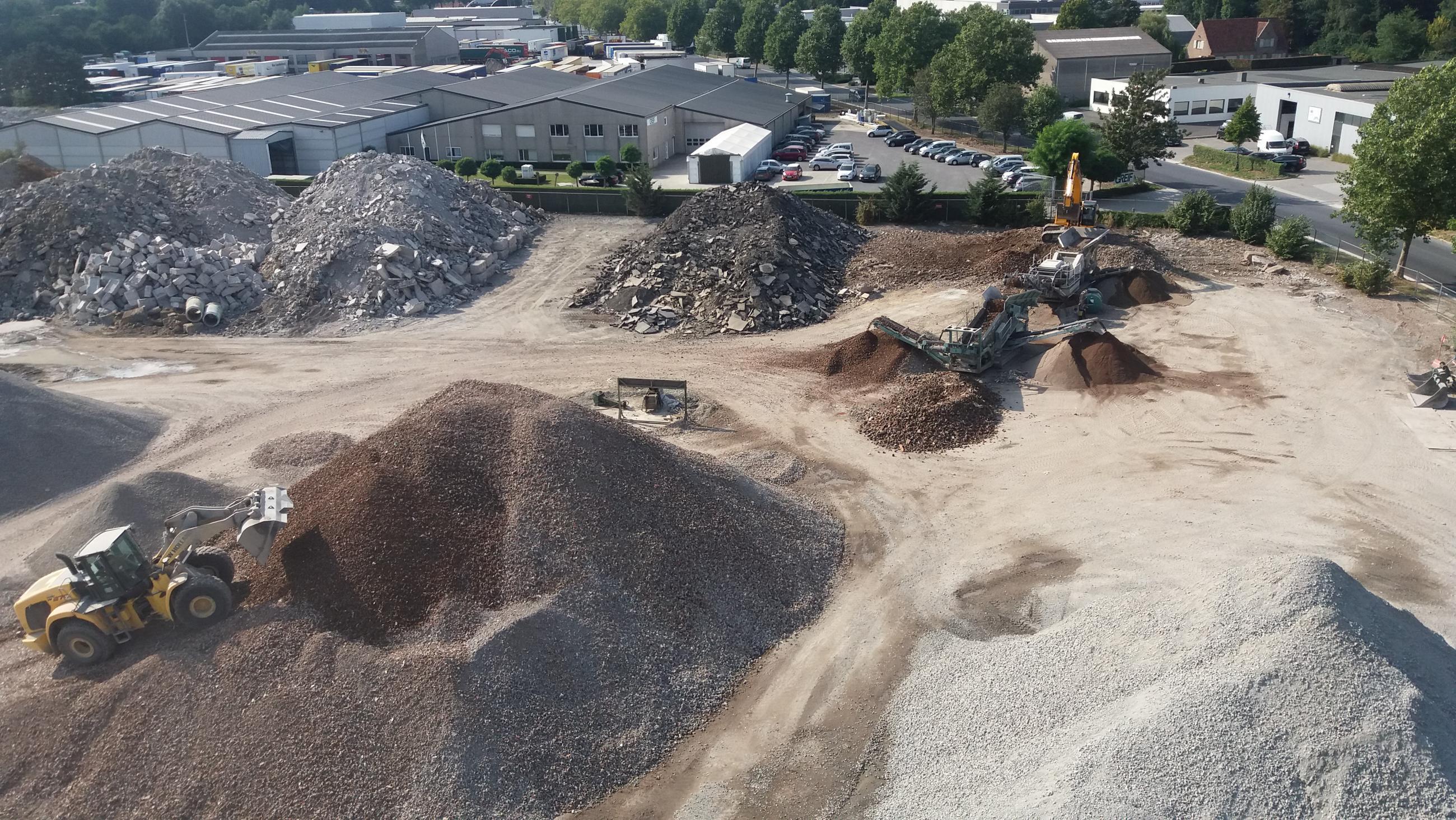 Gerecycleerde granulaten