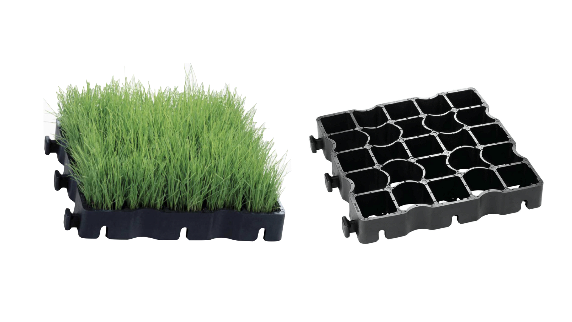 Gras en grindkunststofplaten